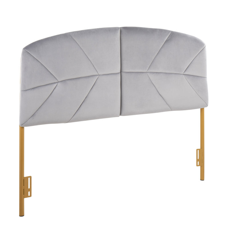 Upholstered Headboard, Gray