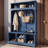 3-in-1 Hall Tree with Shoe Storage & Bench – 39.4” Blue Coat Rack with 5 Hooks & 5 Open Shelves – Modern Entryway Organizer for Bedroom, Living Room, Mudroom – Heavy-Duty, Anti-Tip Included-129519733