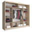 Elree 3 Door Solid + Manufactured Wood Wardrobe-231705868