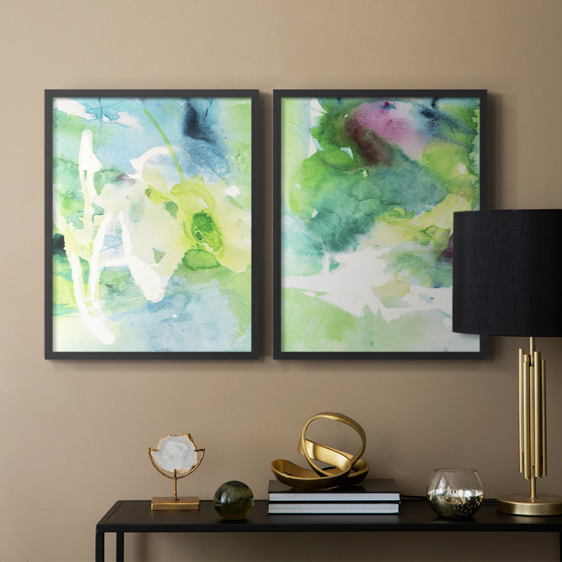 «Rising Above III», reproduction encadrée de qualité supérieure - prête à être accrochée - aucun clou requis - aucun clou requis