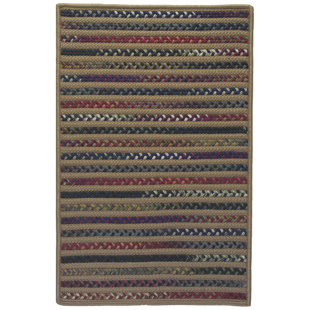 Donnay Braided Black/Blue/Green Rug