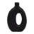 Decorative Mango Wood Table Vase for Home Decor Accent - Modern Cutout Flower Vase for Living Room, Office and Entryway Display-848462395-823468259