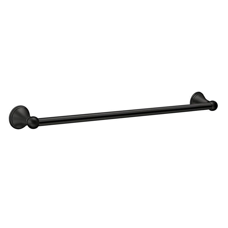 Barre à serviettes murale 18 "Preston, Noir mat
