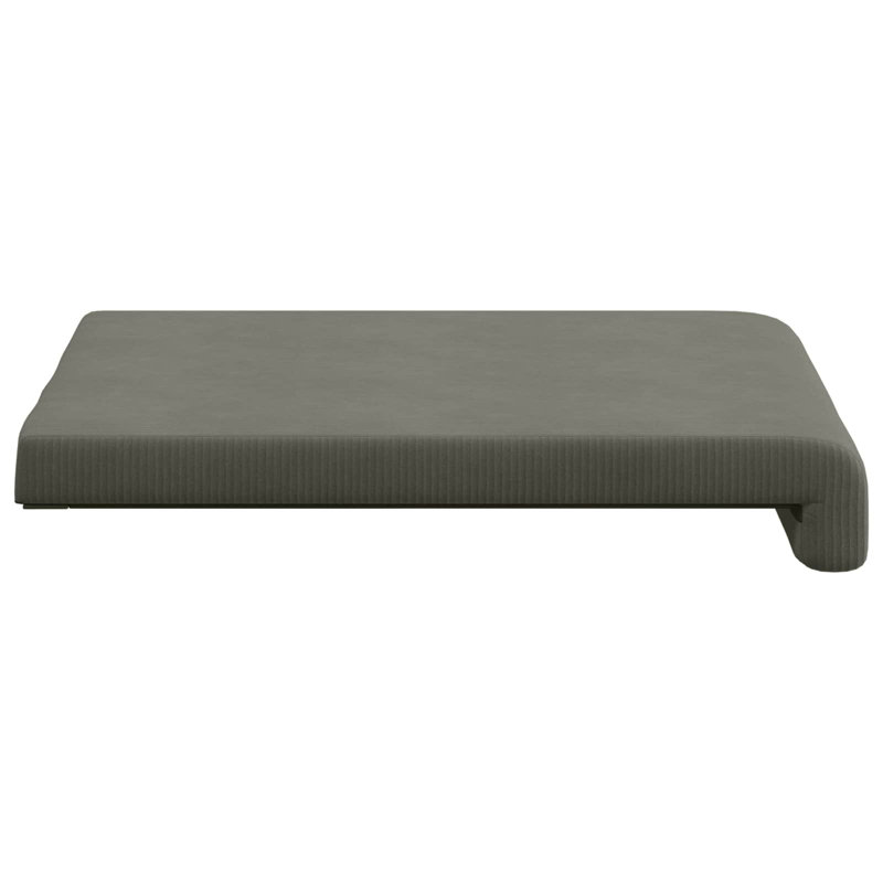  Bench Cushion Corduroy Modern Indoor Home Decor Living Room Hallway, 4, 40 cm W x 38 cm D, Light Grey