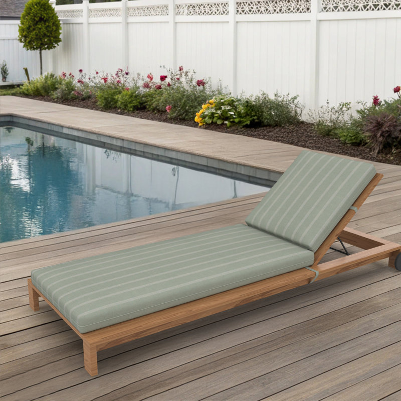 Coussin de chaise longue Amala Sunbrella® Amala, 25 po x P 76 po, Détente délavée
