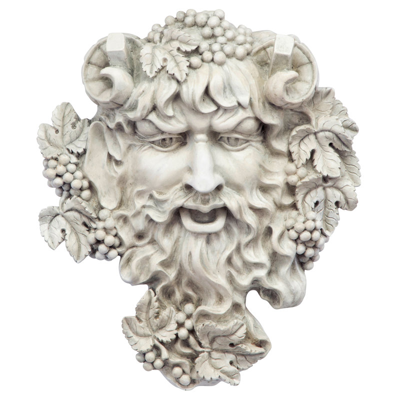 Bacchus God of Wine Greenman Wall Sculpture
