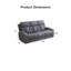 Canapé inclinable électrique 82 po avec chargeur sans fil et éclairage DEL - Cuir givré, table pliable et rangement d'accoudoirs-589093655-589093654