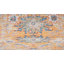 Tapis jaune à motif floral Akira-840607551