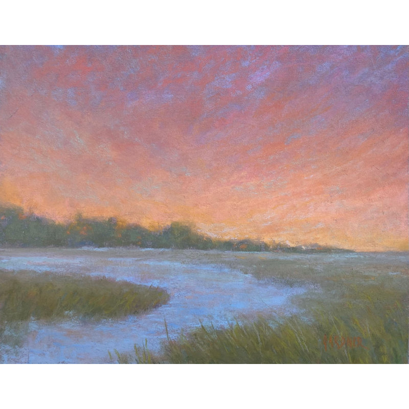 Morning's Glow Print by Dina Gardner, 17.25" H x 21.25" W x 0.875" D