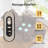 Power Swivel Rocking Recliner chair / 4 Massage Points / USB & Type-C Charge, 2 Pillows-748496089