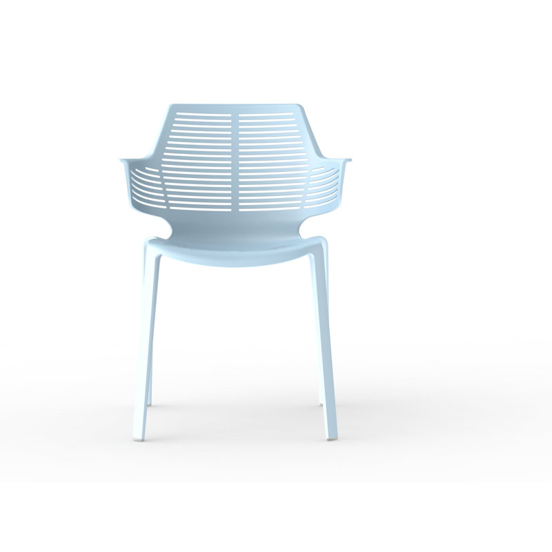 Ikona Outdoor Dining Armchair, Retro Blue