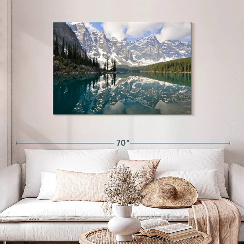 Alvord Moraine Lake, matin d'hiver, H 30 po x l 45 po