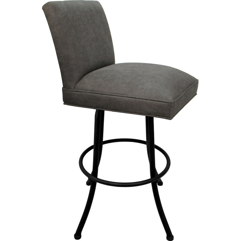 Cuve, Gray, Gris/noir, Tabouret de bar (siège d’une hauteur de 34 po)