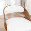 Tabouret de bar et de comptoir pivotant en cuir végétalien Drees-121119401-121119406