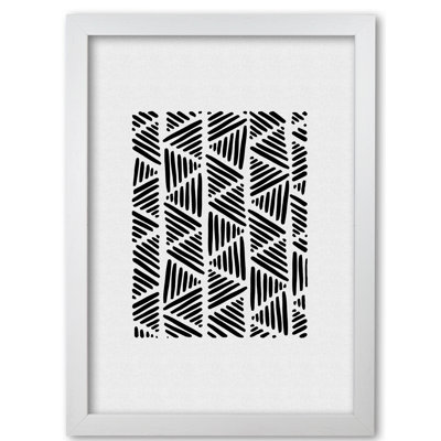 Black And White Abstract I - Print