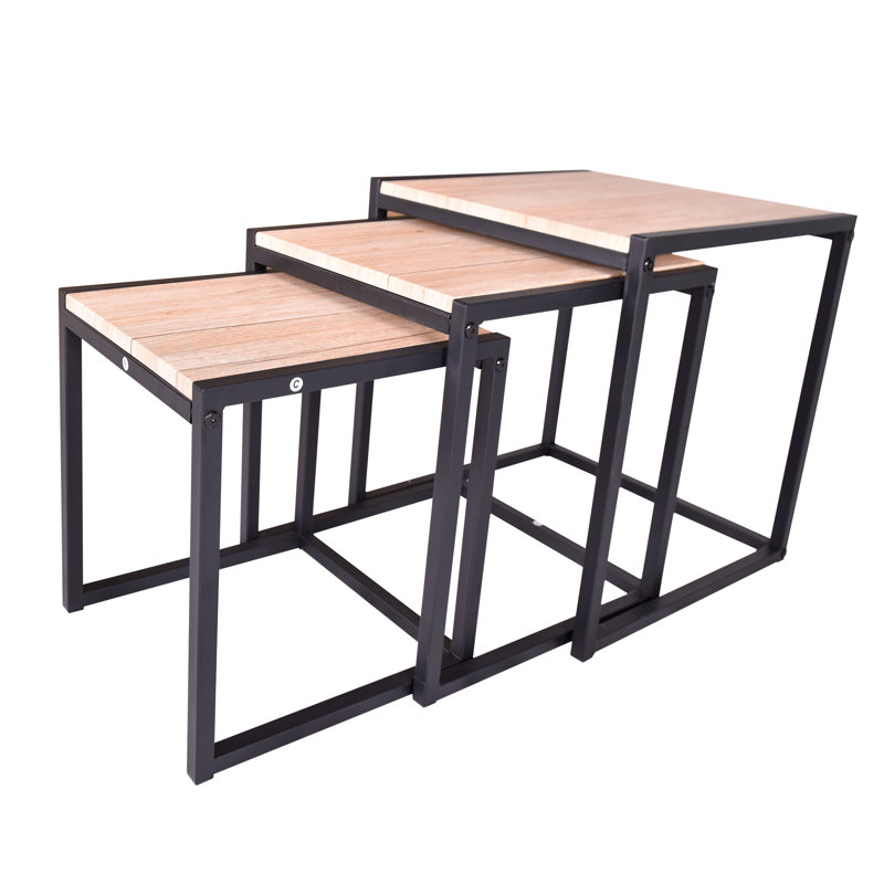Tables gigognes Halethorpe, Chêne