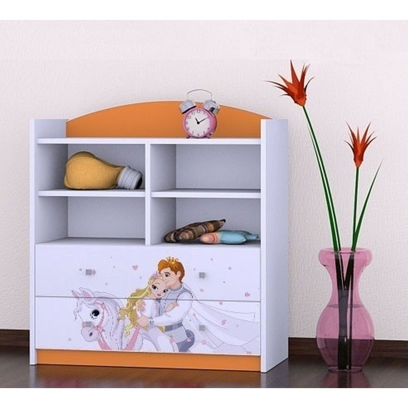 Viviana 96cm H X 86cm W Kids Cube, Orange