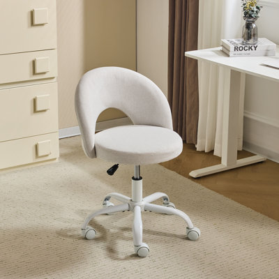 Chaise de bureau l 21 po avec roulettes