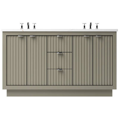 Meuble-lavabo double Lecrieu