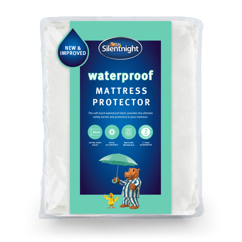 Silentnight Waterproof Mattress Protector Deep Fitted, Pack of 4, Small Double (4')