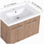 Meuble-lavabo de 30 pouces avec porte de lavabo, convenant aux petites salles de bain