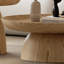 Table basse ronde en bois de style moderne-239180013