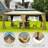 Cavus Outdoor Aluminum Patio Gazebo with Galvanized Steel Double Roof-96861904