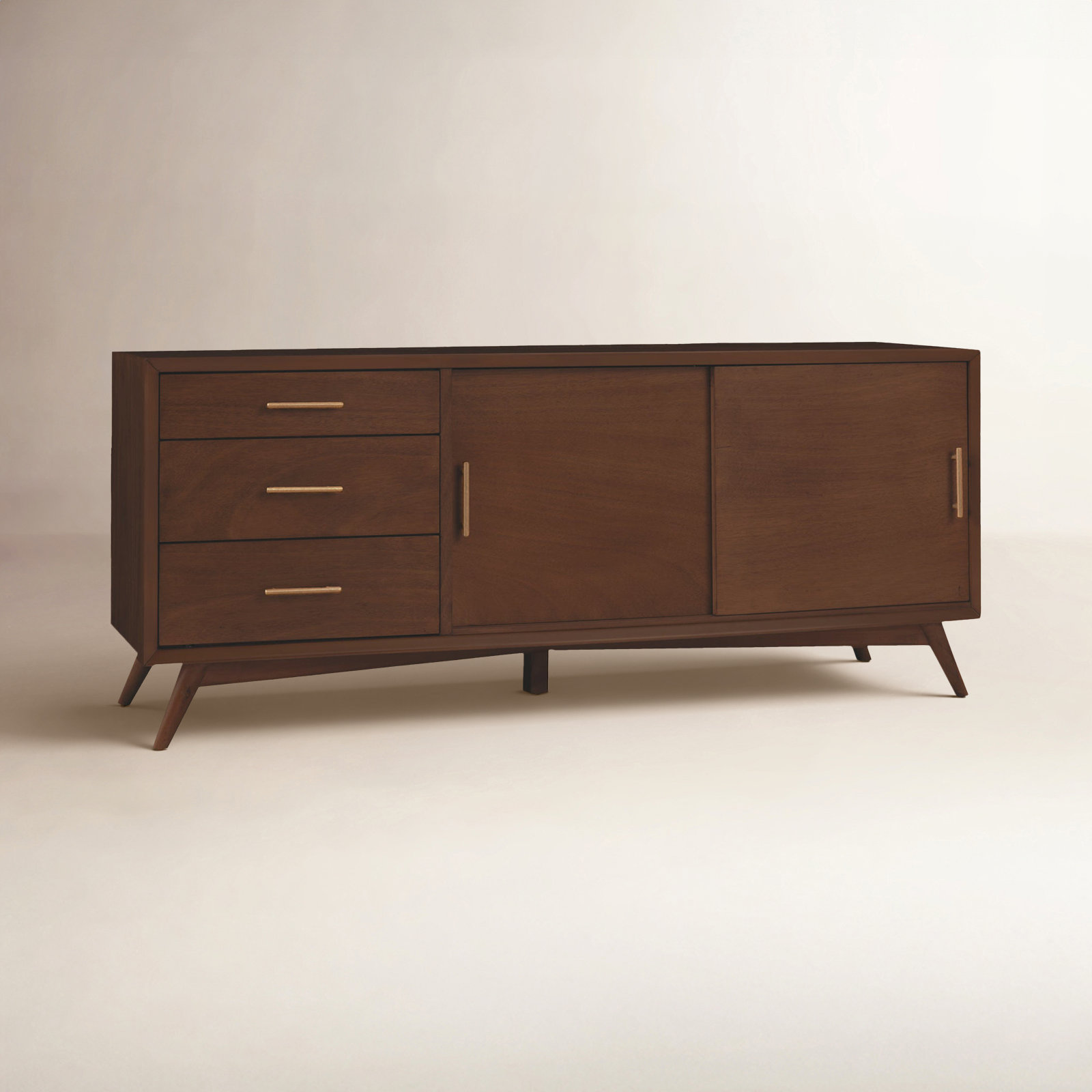 Williams 64" Mahogany TV Stand, Walnut