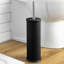 Harbour Housewares - 2x Round Toilet Brushes with Holder - Toilet Cleaning Brush Set with Non Slip Base-366511424