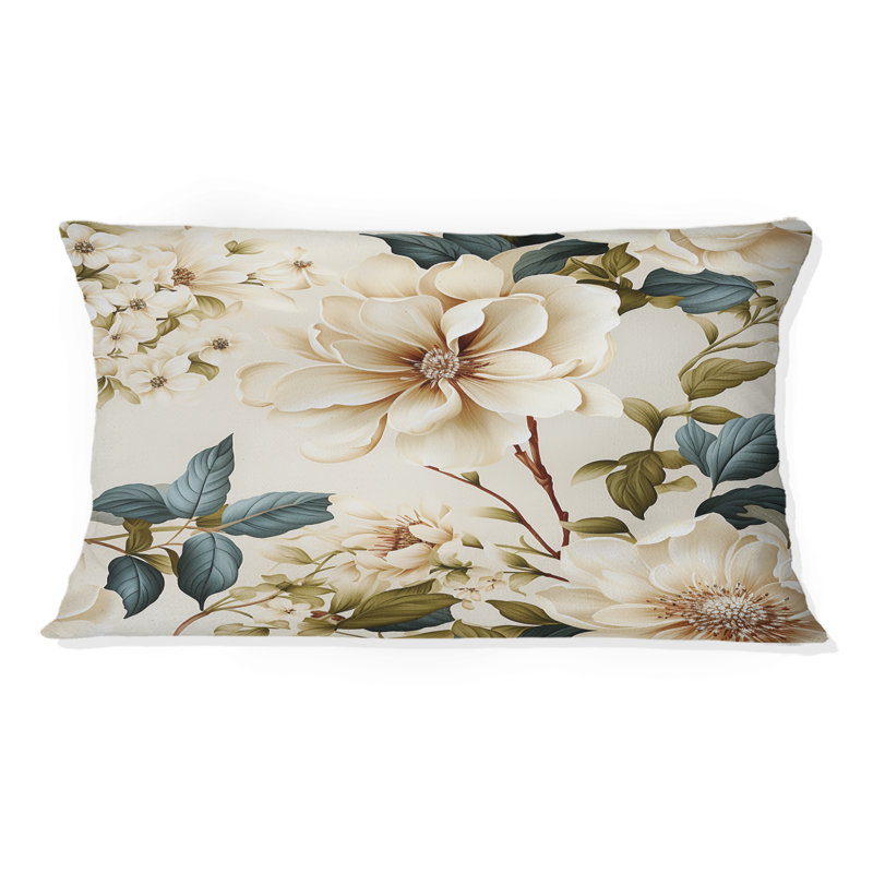 Floral Throw Pillow