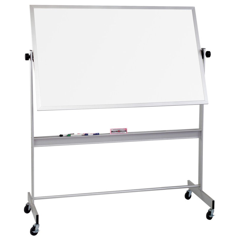 Tableau blanc réversible autoportant de luxe Best-Rite®, 48 po x 96 po