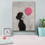 «The Girl With The Pink Balloon» par Andreas Magnusson, art mural sur toile-881979186