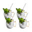 Ensemble de bar à cocktail en acier inoxydable Moscow Mule Mugs 14 oz pour cocktails et boissons froides-1673679286