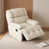 Beige Faux Leather