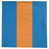 Bleu / orange / bleu