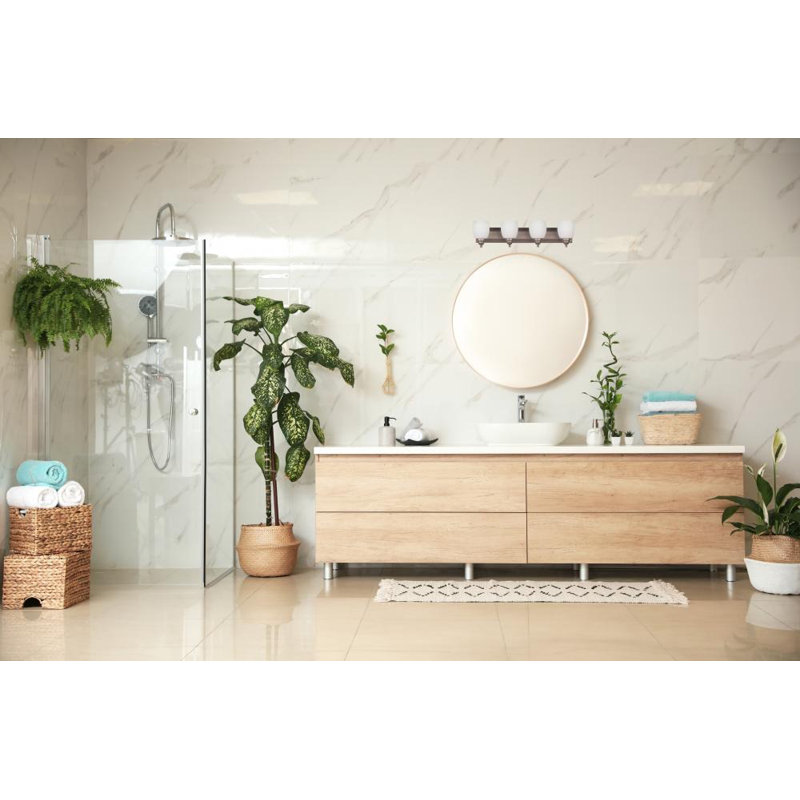 Shantal 4 - Light Vanity Light, Brushed Pewter