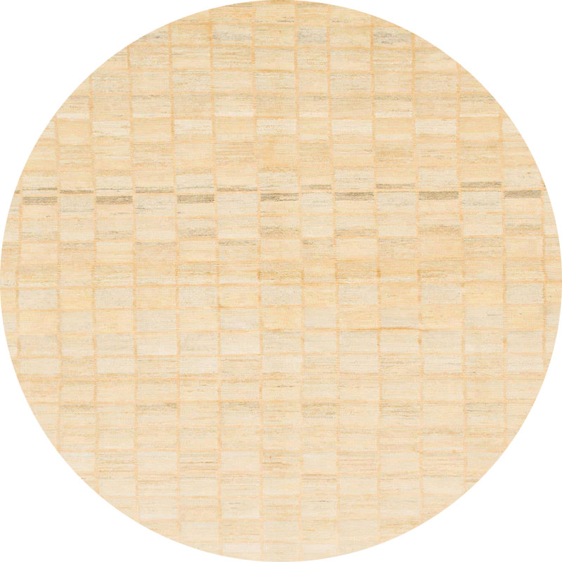 Tapis abstrait moderne 1406, Rond 4 pi