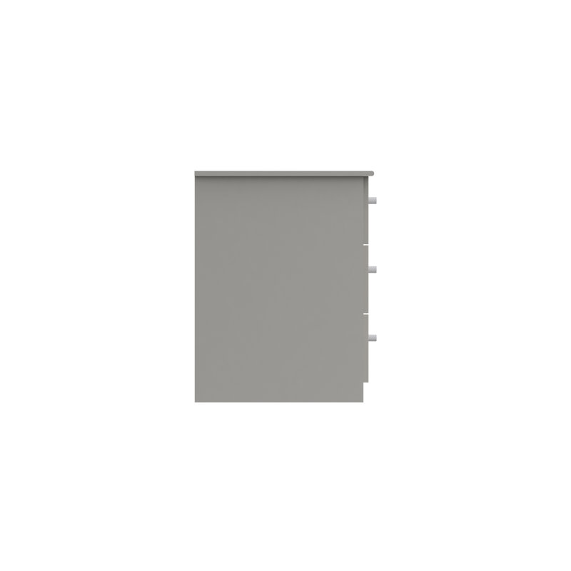 Narvaez Dressing Table, Light Grey Gloss