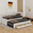 Upholstered Daybed With Trundle And Drawers-287409846-287409848