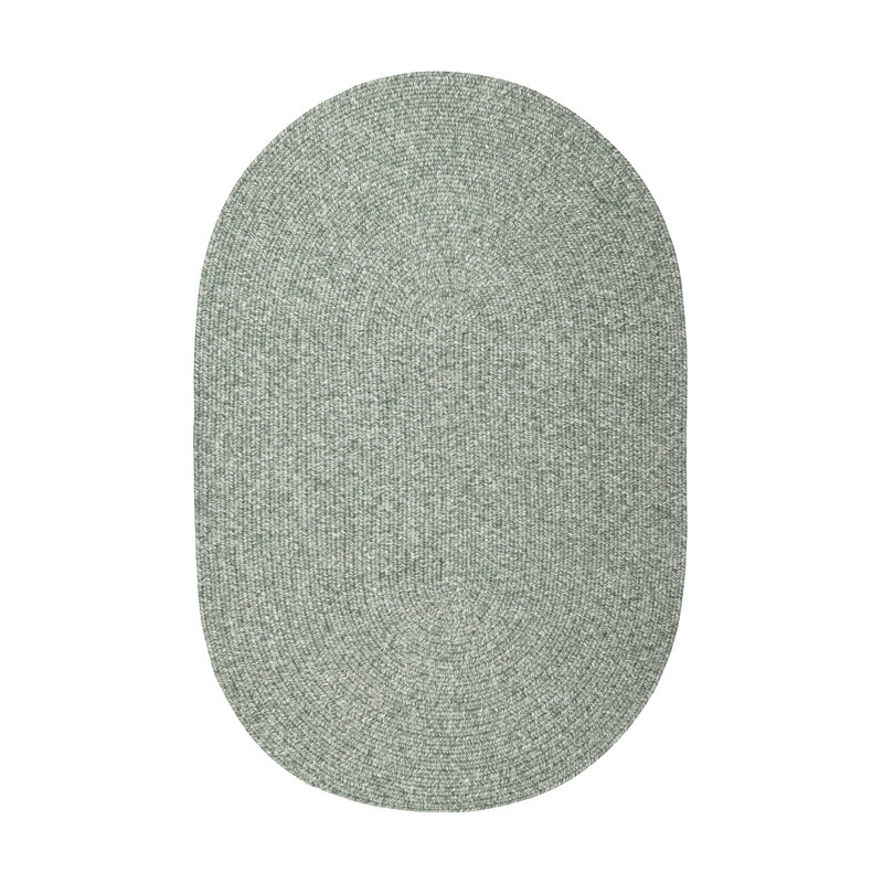 Tapis intérieur / extérieur tressé Happel Dusty, Ovale 4 pi x 6 pi
