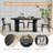 70.87" Oval Dining Table-705604081