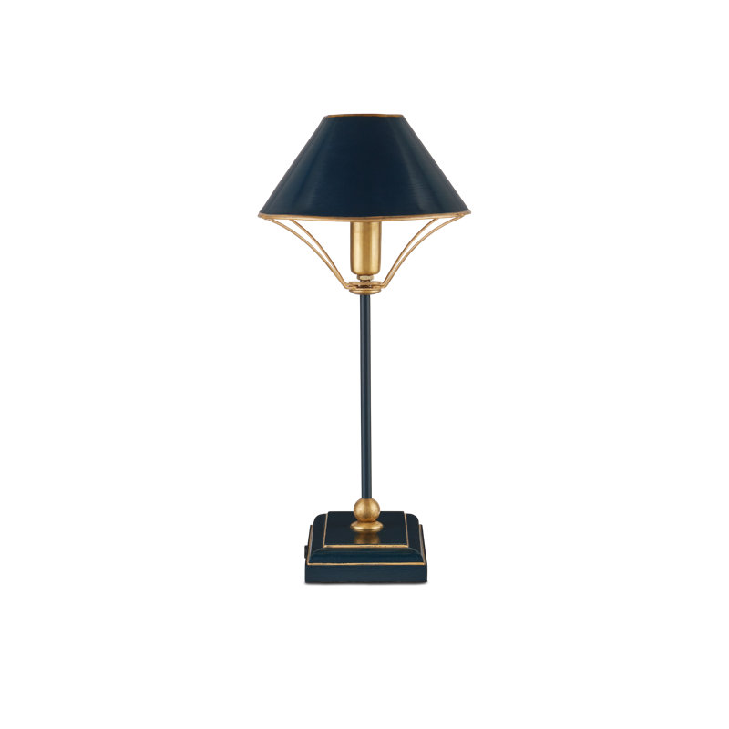 Daphne Navy and Gold Metal Table Lamp