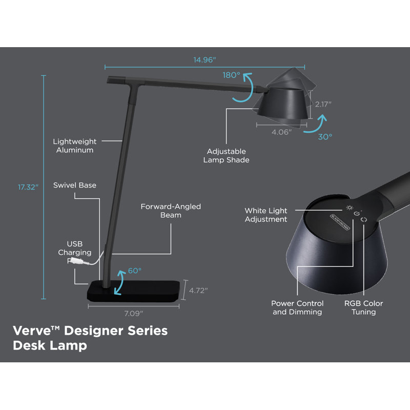 Metal USB Desk Lamp