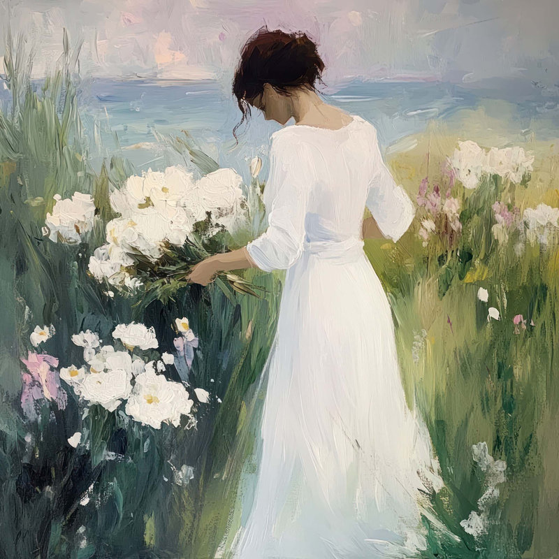 Flowing Elegance 1 - Unframed, Medium