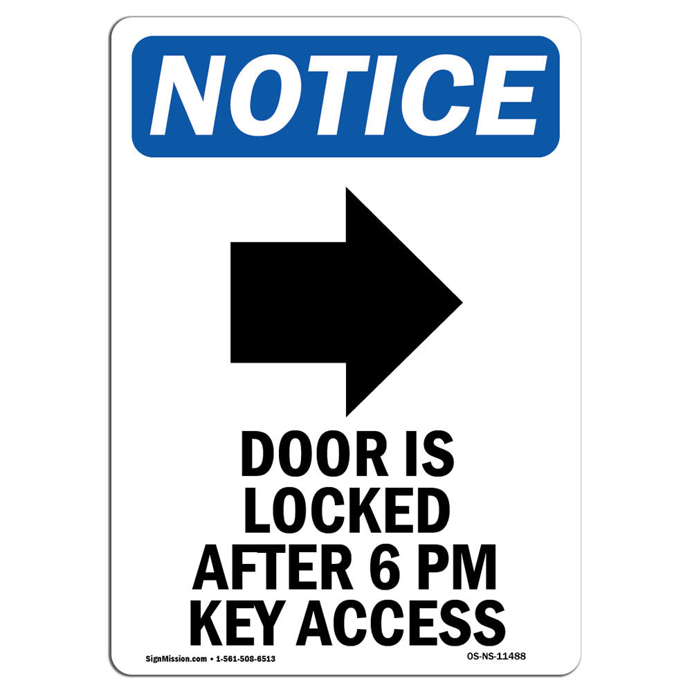 SignMission Door Is Locked After Sign with Symbol Wayfair Canada