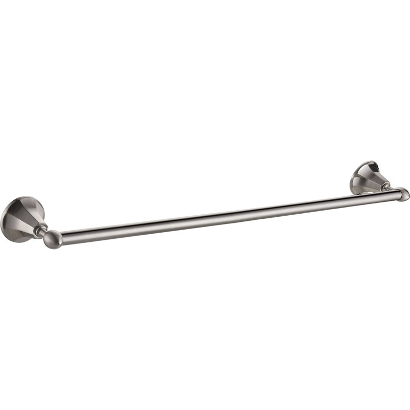 Barre à serviettes murale 24 po Heaven, Nickel satiné