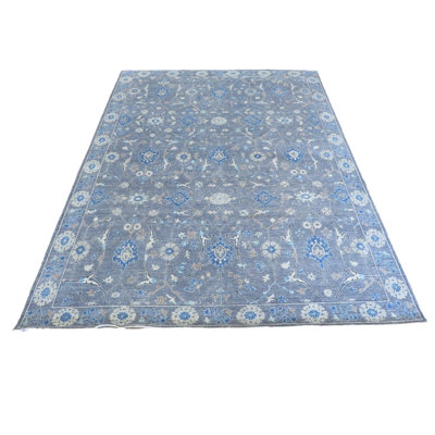 One-of-a-Kind 8'11" X 11'9" Wool Area Rug in Grey