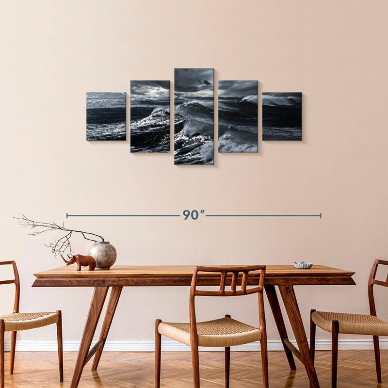 Gillard Raging Ocean Storm, 34" H x 74" W