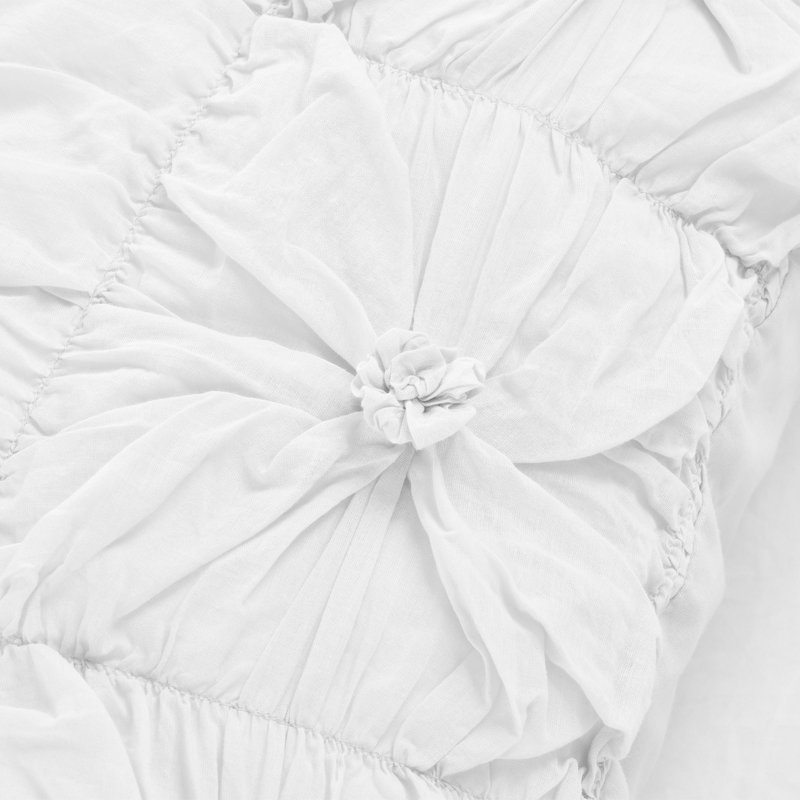 Savanna Comforter Set, White, Twin Comforter + 1 Sham