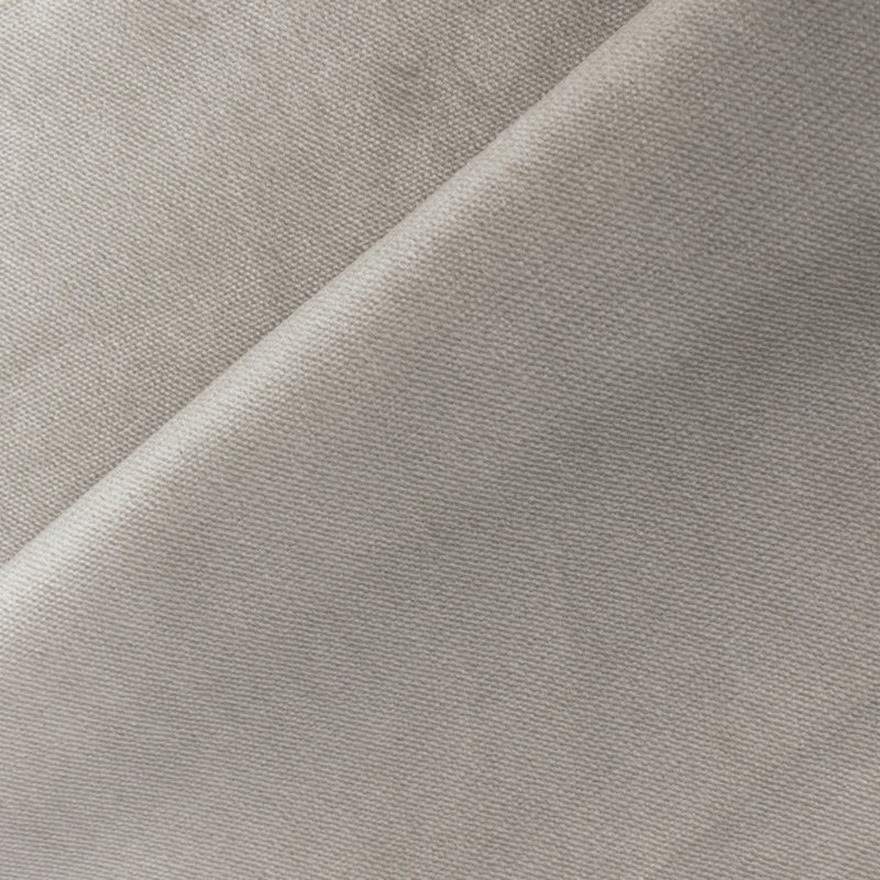 Lit tapissier standard Wamsley, Velours lustré neige, Simple